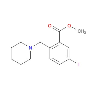 Methyl 5-iodo-2-(piperidin-1-ylmethyl)benzoate