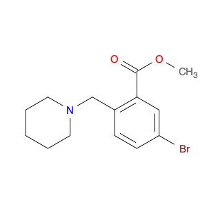 Methyl 5-bromo-2-(piperidin-1-ylmethyl)benzoate