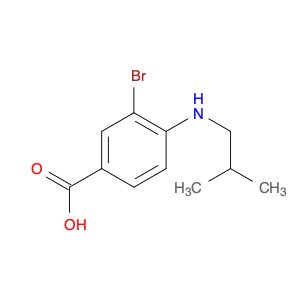 3-Bromo-4-(isobutylamino)benzoic acid