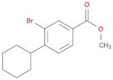 Methyl 3-bromo-4-cyclohexylbenzoate