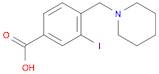 3-Iodo-4-(piperidin-1-ylmethyl)benzoic acid