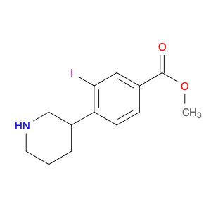 Methyl 3-iodo-4-(piperidin-3-yl)benzoate