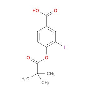 3-Iodo-4-(pivaloyloxy)benzoic acid