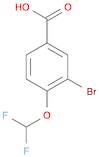 3-Bromo-4-(difluoromethoxy)benzoic acid