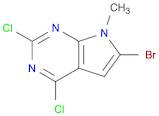 6-Bromo-2,4-dichloro-7-methyl-7H-pyrrolo[2,3-d]pyrimidine