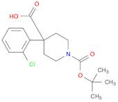 1-(tert-Butoxycarbonyl)-4-(2-chlorophenyl)piperidine-4-carboxylic acid