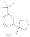 {1-[3-(Trifluoromethyl)phenyl]cyclopentyl}methanamine