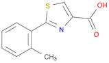 4-Thiazolecarboxylic acid, 2-(2-methylphenyl)-