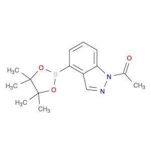 1-[4-(Tetramethyl-1,3,2-dioxaborolan-2-yl)-1h-indazol-1-yl]ethan-1-one