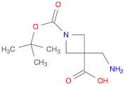 3-(aminomethyl)-1-[(tert-butoxy)carbonyl]azetidine-3-carboxylic acid