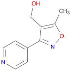 (5-methyl-3-(pyridin-4-yl)isoxazol-4-yl)methanol