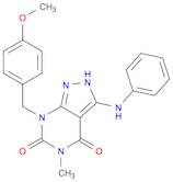 7-(4-Methoxybenzyl)-5-Methyl-3-(Phenylamino)-2H-Pyrazolo[3,4-D]Pyrimidine-4,6(5H,7H)-Dione