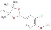 2-(3-chloro-4-methoxyphenyl)-4,4,5,5-tetramethyl-1,3,2-dioxaborolane