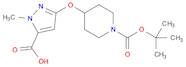 3-(1-(TERT-BUTOXYCARBONYL)PIPERIDIN-4-YLOXY)-1-METHYL-1H-PYRAZOLE-5-CARBOXYLIC ACID