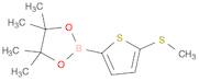 4,4,5,5-Tetramethyl-2-(5-methylsulfanyl-2-thienyl)-1,3,2-dioxaborolane