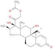 Pregna-1,4-diene-3,20-dione, 21-(acetyloxy)-9-fluoro-11,17-dihydroxy-16-methyl-, (11β,16α)-