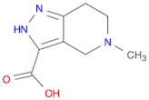 5-methyl-4,5,6,7-tetrahydro-2H-pyrazolo[4,3-c]pyridine-3-carboxylic acid hydrochloride hydrate