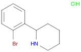 2-(2-Bromophenyl)piperidine, HCl