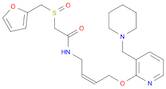 Acetamide,2-[(2-furanylmethyl)sulfinyl]-N-[(2Z)-4-[[4-(1-piperidinylmethyl)-2-pyridinyl]oxy]-2-but…