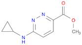 methyl 6-(cyclopropylamino)pyridazine-3-carboxylate