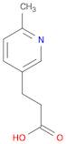 3-Pyridinepropanoic acid, 6-methyl-