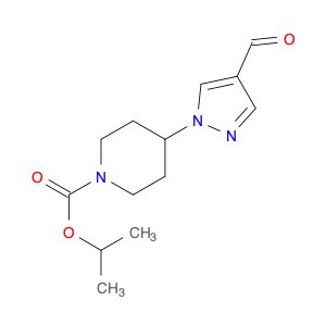 Isopropyl 4-(4-formylpyrazol-1-yl)piperidine-1-carboxylate
