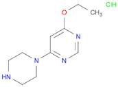 4-Ethoxy-6-(piperazin-1-yl)pyrimidine hydrochloride