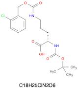 L-Ornithine,N5-[[(2-chlorophenyl)methoxy]carbonyl]-N2-[(1,1-dimethylethoxy)carbonyl]-