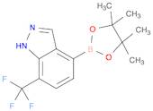 4-(4,4,5,5-tetramethyl-1,3,2-dioxaborolan-2-yl)-7-(trifluoromethyl)-1H-indazole