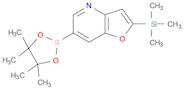 6-(4,4,5,5-Tetramethyl-1,3,2-dioxaborolan-2-yl)-2-(trimethylsilyl)furo[3,2-b]pyridine