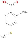 Benzoic acid, 2-methyl-4-(methylthio)-