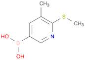 5-Methyl-6-(methylthio)pyridin-3-ylboronic acid