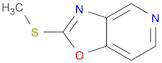 Oxazolo[4,5-c]pyridine, 2-(methylthio)-