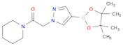 1-(Piperidin-1-yl)-2-(4-(4,4,5,5-tetramethyl-1,3,2-dioxaborolan-2-yl)-1H-pyrazol-1-yl)ethanone