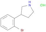 3-(2-Bromophenyl)pyrrolidine hydrochloride