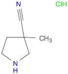 3-Cyano-3-methylpyrrolidine hydrochloride