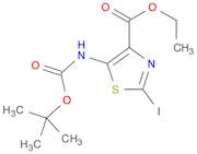 Ethyl 5-((tert-butoxycarbonyl)amino)-2-iodothiazole-4-carboxylate