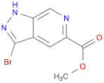 Methyl 3-bromo-1H-pyrazolo[3,4-c]pyridine-5-carboxylate