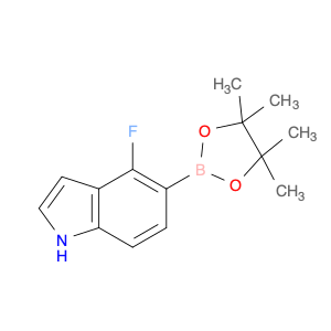 4-fluoro-5-(4,4,5,5-tetramethyl-1,3,2-dioxaborolan-2-yl)-1H-indole