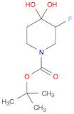 tert-Butyl 3-fluoro-4,4-dihydroxypiperidine-1-carboxylate