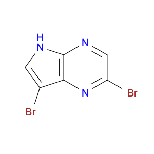 2,7-Dibromo-5H-pyrrolo[2,3-b]pyrazine