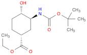 Ethyl (1R,3S,4S)-3-(tert-butoxycarbonylamino)-4-hydroxy-cyclohexanecarboxylate