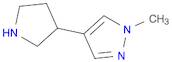 1-Methyl-4-(pyrrolidin-3-yl)-1H-pyrazole