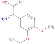 (S)-2-Amino-2-(3-ethoxy-4-methoxyphenyl)acetic acid