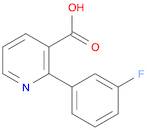 2-(3-fluorophenyl)nicotinic acid