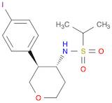 Trans-N-(3-(4-iodophenyl)tetrahydro-2H-pyran-4-yl)propane-2-sulfonamide