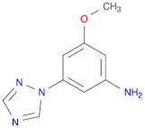 3-Methoxy-5-(1H-1,2,4-Triazol-1-Yl)Aniline