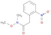 N-Methoxy-N-Methyl-2-(2-Nitrophenyl)Acetamide