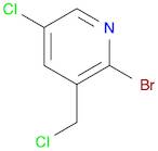 2-Bromo-5-chloro-3-(chloromethyl)pyridine