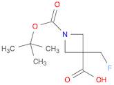 1-[(tert-butoxy)carbonyl]-3-(fluoromethyl)azetidine-3-carboxylic acid